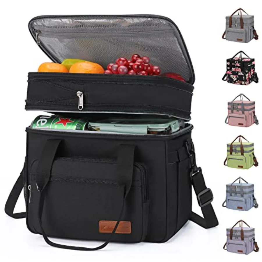 Lunch Box 23L Insulated Lunch Bag Expandable Double Deck Cooler Bag Lightweight Leakproof Tote Bag With Side Tissue Pocket Suit
Lunch Box 23L Insulated Lunch Bag Expandable Double Deck Cooler Bag Lightweight Leakproof Tote Bag With Side Tissue Pocket Suit
