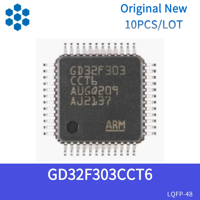Оригинальный новый 10 шт./лот GD32F303CCT6 LQFP-48 MCU ARM Cortex-M4 32-битный микроконтроллер-чип MCU
Оригинальный новый 10 шт./лот GD32F303CCT6 LQFP-48 MCU ARM Cortex-M4 32-битный микроконтроллер-чип MCU