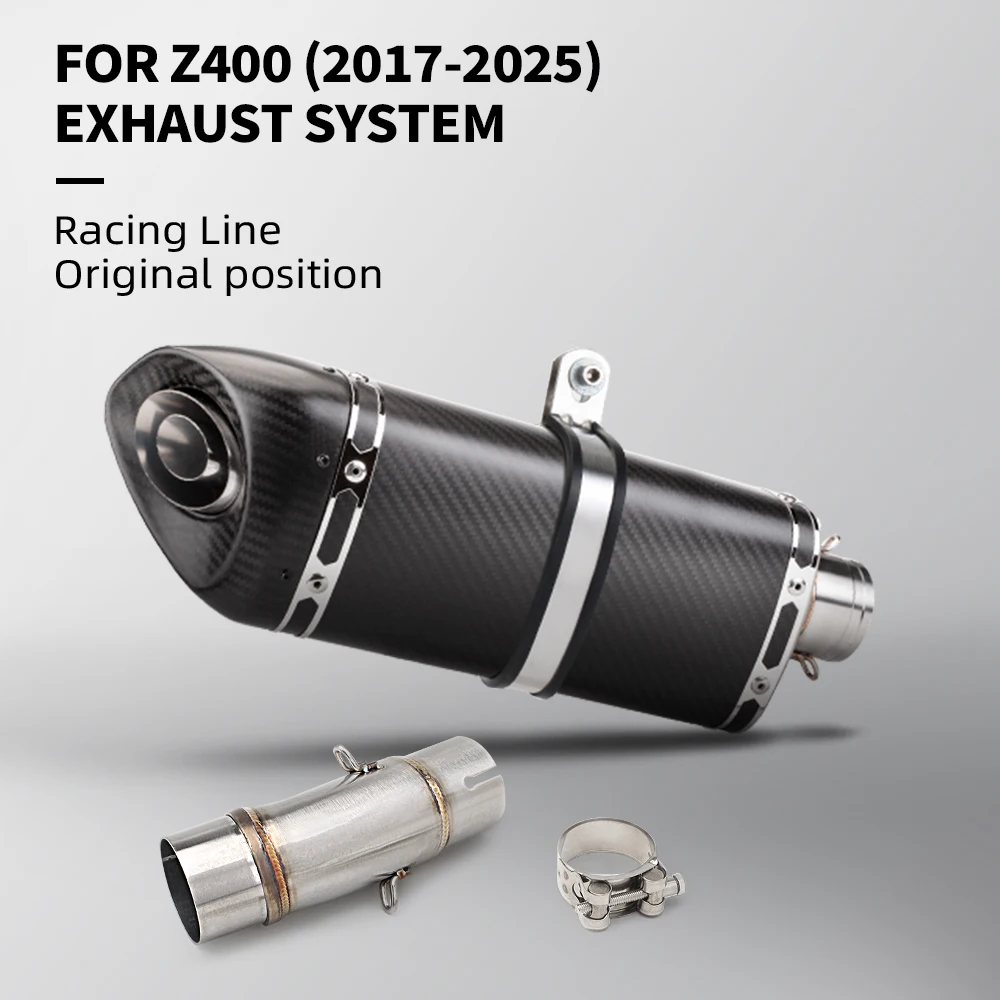 For Ninja Z400 2017-2025 NINJA400 M20 Custom Bike AccessoriesStainless Steel Motorcycle Exhaust Intermediate Link Pipe Sliding
For Ninja Z400 2017-2025 NINJA400 M20 Custom Bike AccessoriesStainless Steel Motorcycle Exhaust Intermediate Link Pipe Sliding