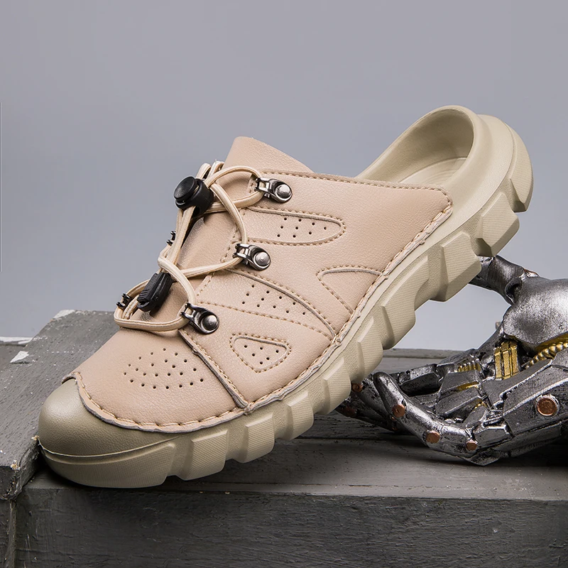 Summer Men's Sandals Beach Shoes Handmade Breathable Design Sandals Casual Beach Shoes Lightweight Soft Bottom Outdoor Sandals
Summer Men's Sandals Beach Shoes Handmade Breathable Design Sandals Casual Beach Shoes Lightweight Soft Bottom Outdoor Sandals