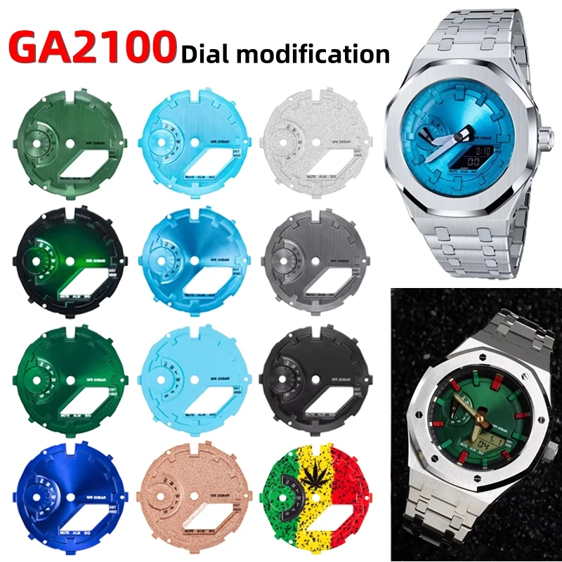 Модификация металлического циферблата для часов Casio G-SHOCK Farm Oak GA-2100 GA-2110, циферблат с матовым покрытием Sunray, аксессуары
Модификация металлического циферблата для часов Casio G-SHOCK Farm Oak GA-2100 GA-2110, циферблат с матовым покрытием Sunray, аксессуары