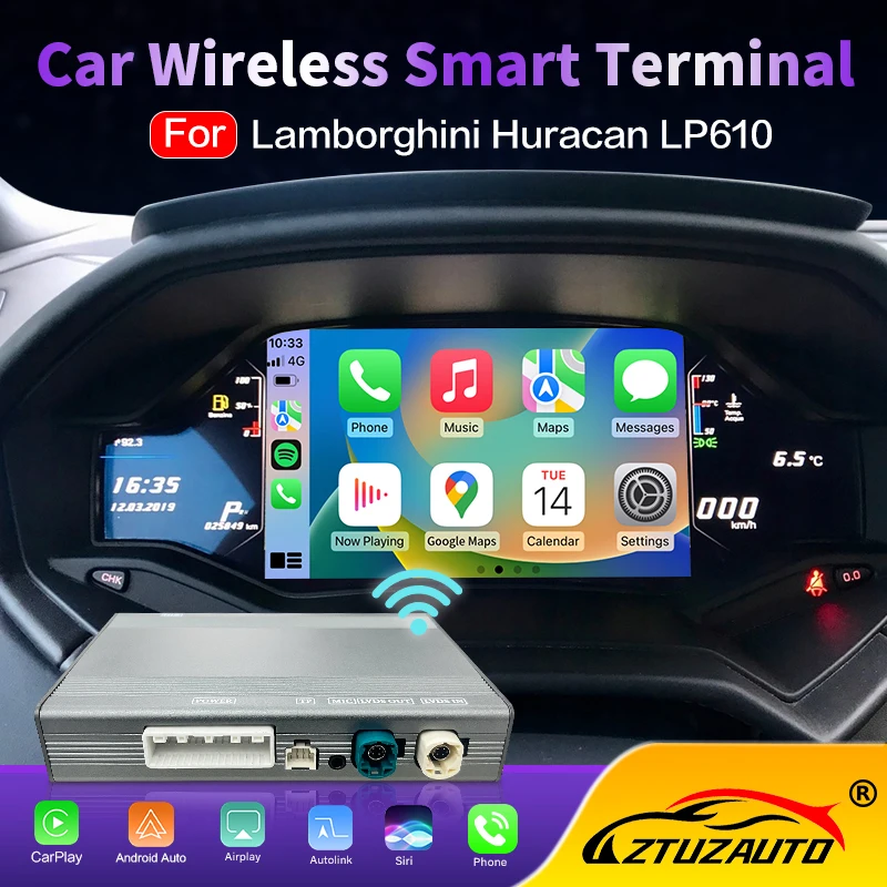 Wireless Apple CarPlay Module for Lamborghini Huracan LP610 Android Auto Multimedia Video Player Navigation Support Rear Camera
Wireless Apple CarPlay Module for Lamborghini Huracan LP610 Android Auto Multimedia Video Player Navigation Support Rear Camera