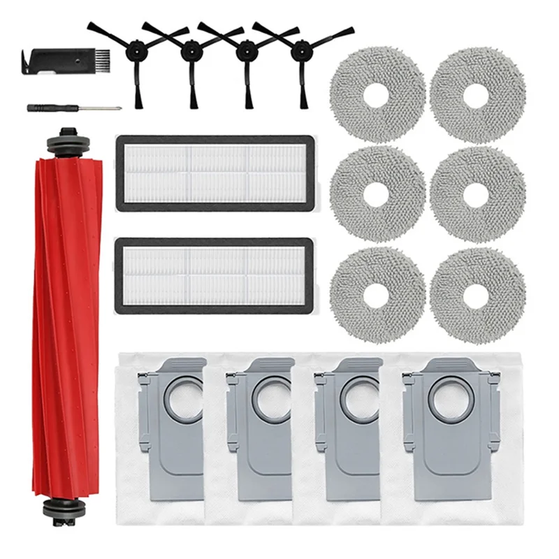 A13I-For Roborock Qrevo Pro/Qrevo Maxv/Qrevo S Replacement Kit-Main Side Brush HEPA Filter Mop Cloth Dust Bags Robot Vacuum Clea
A13I-For Roborock Qrevo Pro/Qrevo Maxv/Qrevo S Replacement Kit-Main Side Brush HEPA Filter Mop Cloth Dust Bags Robot Vacuum Clea