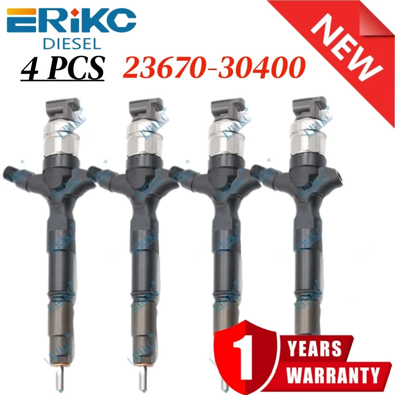 4PCS Original Fuel Injector Assembly 23670-30400 Diesel Fuel Injector 2367030400 for Toyota Hilux 1KD 2KD 2.5 D 23670 30400
4PCS Original Fuel Injector Assembly 23670-30400 Diesel Fuel Injector 2367030400 for Toyota Hilux 1KD 2KD 2.5 D 23670 30400