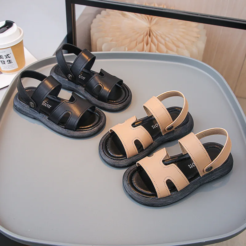 Boys Sandals Retro Non-slip Soft Sole Kids Casual Shoes Soild Color Versatile 2025 Summer Children Beach Shoes Open Toes Trendy
Boys Sandals Retro Non-slip Soft Sole Kids Casual Shoes Soild Color Versatile 2025 Summer Children Beach Shoes Open Toes Trendy
