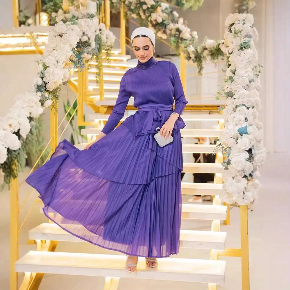 Large Size Women's Slimming Suit Skirt, Women's High-end Pleated Top+pleated Skirt Two-piece Set, Three Bedroom Pleated Long
Large Size Women's Slimming Suit Skirt, Women's High-end Pleated Top+pleated Skirt Two-piece Set, Three Bedroom Pleated Long