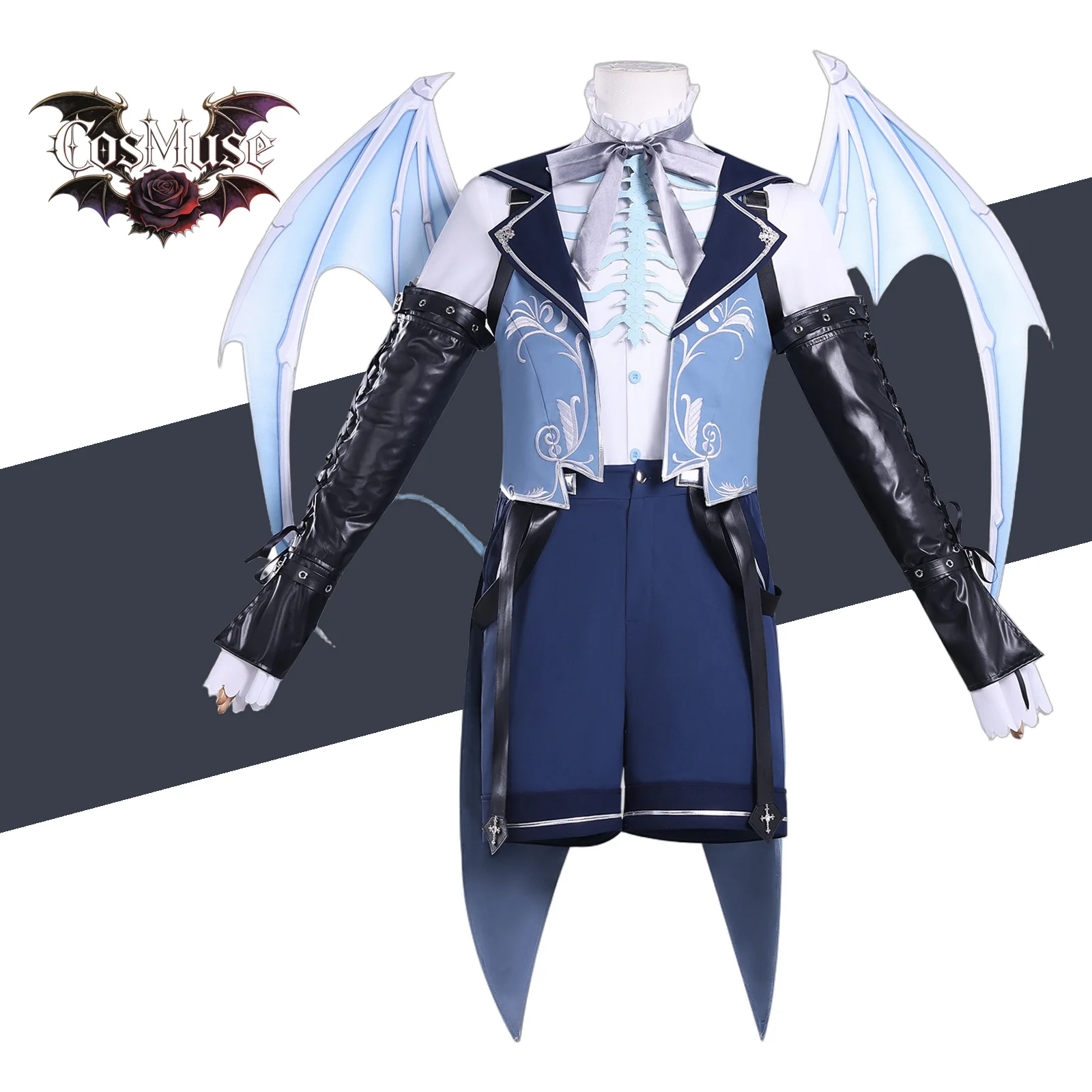 Mr Love Queen's Choice Mr Love Dream Date Gavin Succubus Cosplay Costume BaiQi Wig Props Socks Set Halloween Disguise Party -
Mr Love Queen's Choice Mr Love Dream Date Gavin Succubus Cosplay Costume BaiQi Wig Props Socks Set Halloween Disguise Party -