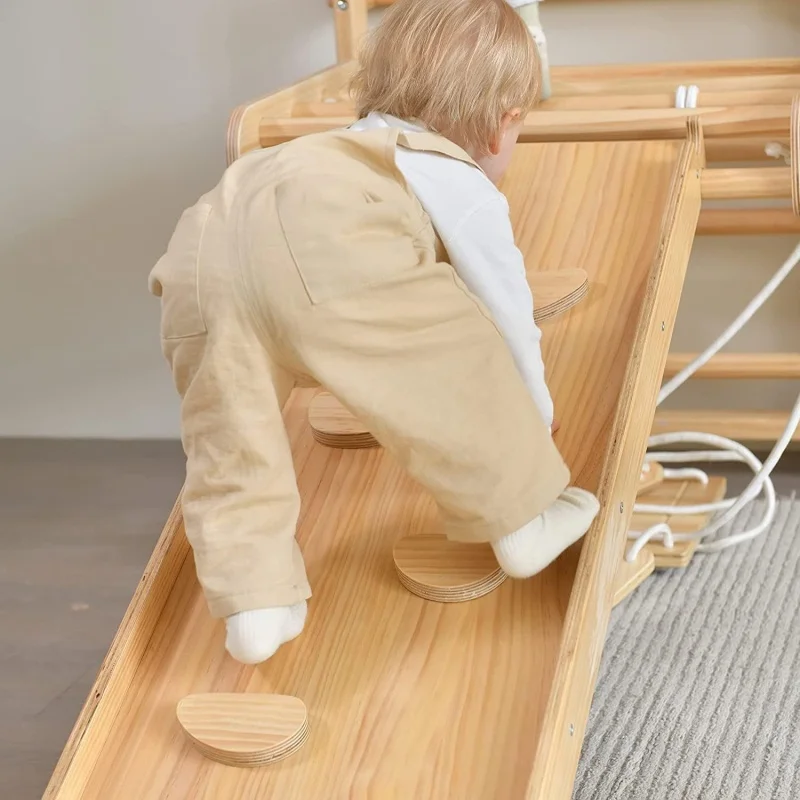 Indoor Kids Wooden Climbing Wall Playground Gym Rock Climbing Educational Fitness Equipment Indoor for Children Sports Equipment
Indoor Kids Wooden Climbing Wall Playground Gym Rock Climbing Educational Fitness Equipment Indoor for Children Sports Equipment
