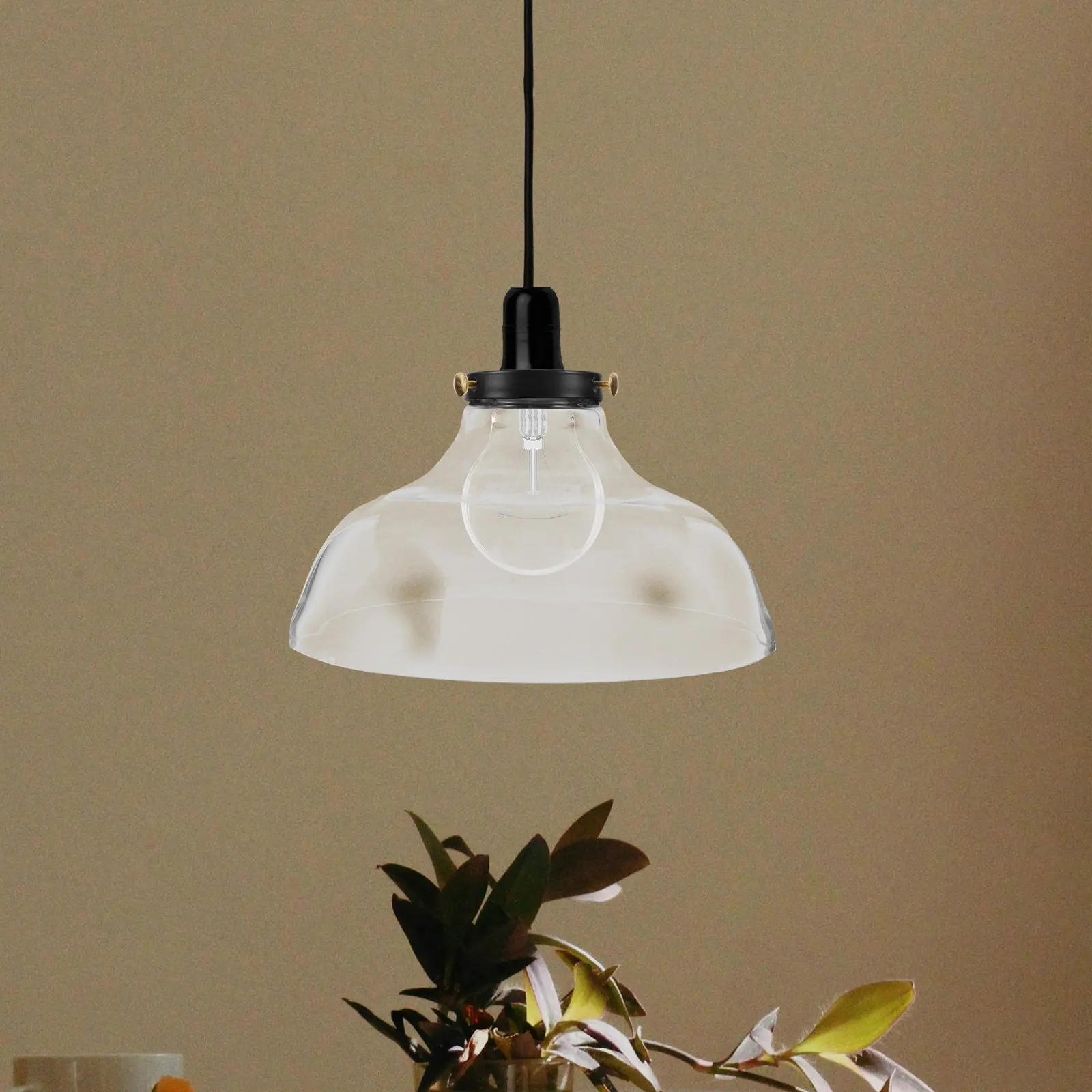 Clear Funnel Glass Lampshade Hand-Blown Borosilicate Glass Light Shade for Dining Room Bedroom Study E26 E27 Fixture Decorative
Clear Funnel Glass Lampshade Hand-Blown Borosilicate Glass Light Shade for Dining Room Bedroom Study E26 E27 Fixture Decorative