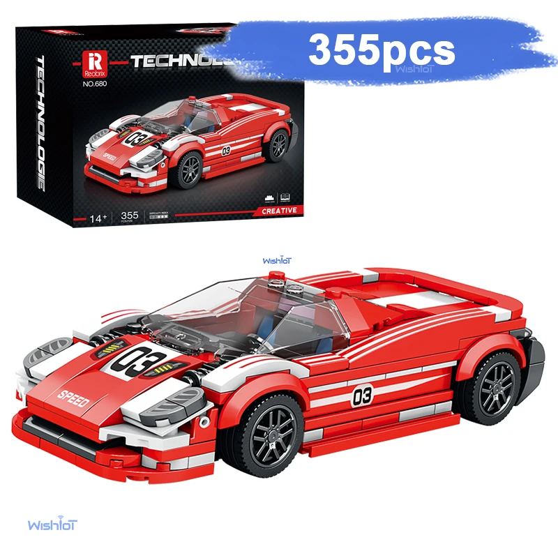 680 Car 1:24 Scale Mini Model Car 355pcs Building Blocks MOC City Creative Exper Bricks Technical Education Toys For Boy Gift
680 Car 1:24 Scale Mini Model Car 355pcs Building Blocks MOC City Creative Exper Bricks Technical Education Toys For Boy Gift
