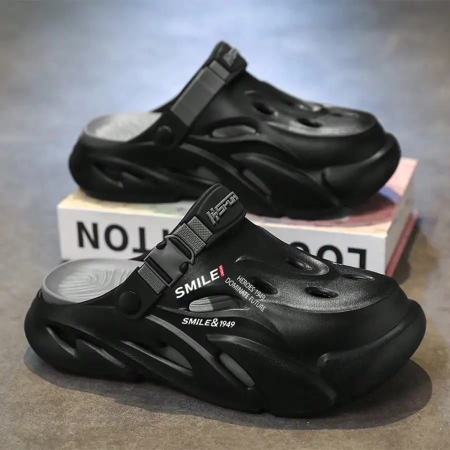 Men's New Summer Outdoor Letter, Chinese Style Street EVA (Ethylene-Vinyl Acetate Copolymer) Slip On Beach Party Sandals, Couple Breathable Vacation Casual Shoes, All Season
Men's New Summer Outdoor Letter, Chinese Style Street EVA (Ethylene-Vinyl Acetate Copolymer) Slip On Beach Party Sandals, Couple Breathable Vacation Casual Shoes, All Season