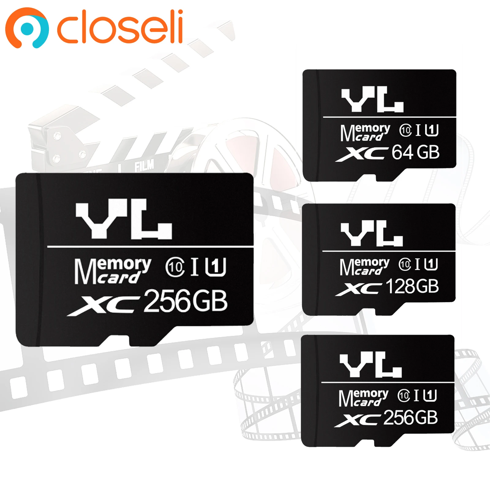 Closeli Original SD Memory Card TF Card for Surveillance Camera High Read Speed 256GB 128GB 64GB Exclusive MicroSDXC Card
Closeli Original SD Memory Card TF Card for Surveillance Camera High Read Speed 256GB 128GB 64GB Exclusive MicroSDXC Card