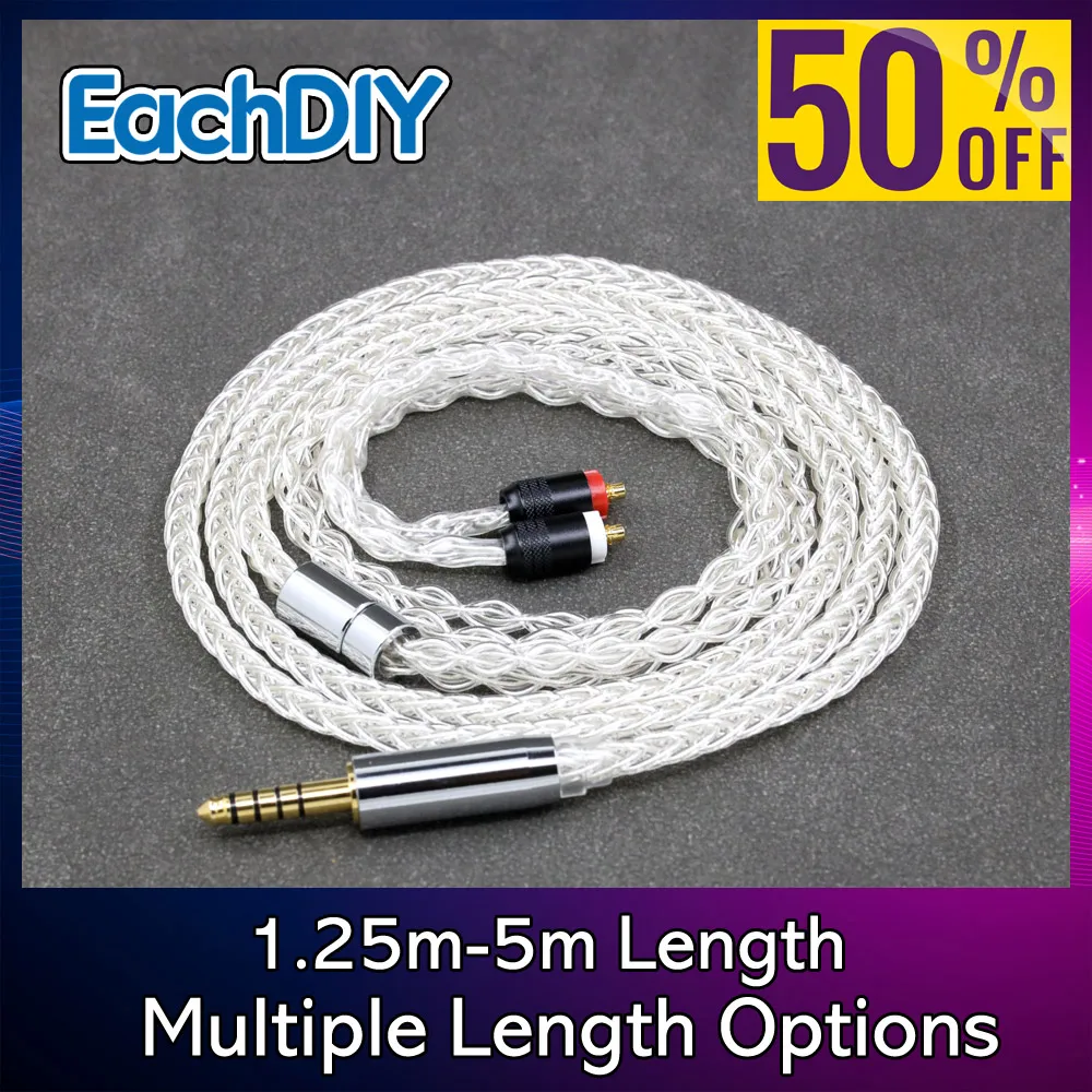 7n Pure 99% Silver Palladium 8 Core Earphone Cable For Sony XBA-H2 XBA-H3 xba-A3 xba-A2 8399
7n Pure 99% Silver Palladium 8 Core Earphone Cable For Sony XBA-H2 XBA-H3 xba-A3 xba-A2 8399