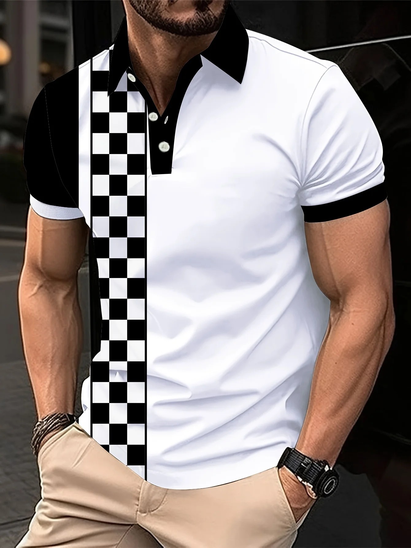 The new men's POLO shirt for summer 2025 is breathable lightweight casual and fashionable with 3D printing
The new men's POLO shirt for summer 2025 is breathable lightweight casual and fashionable with 3D printing