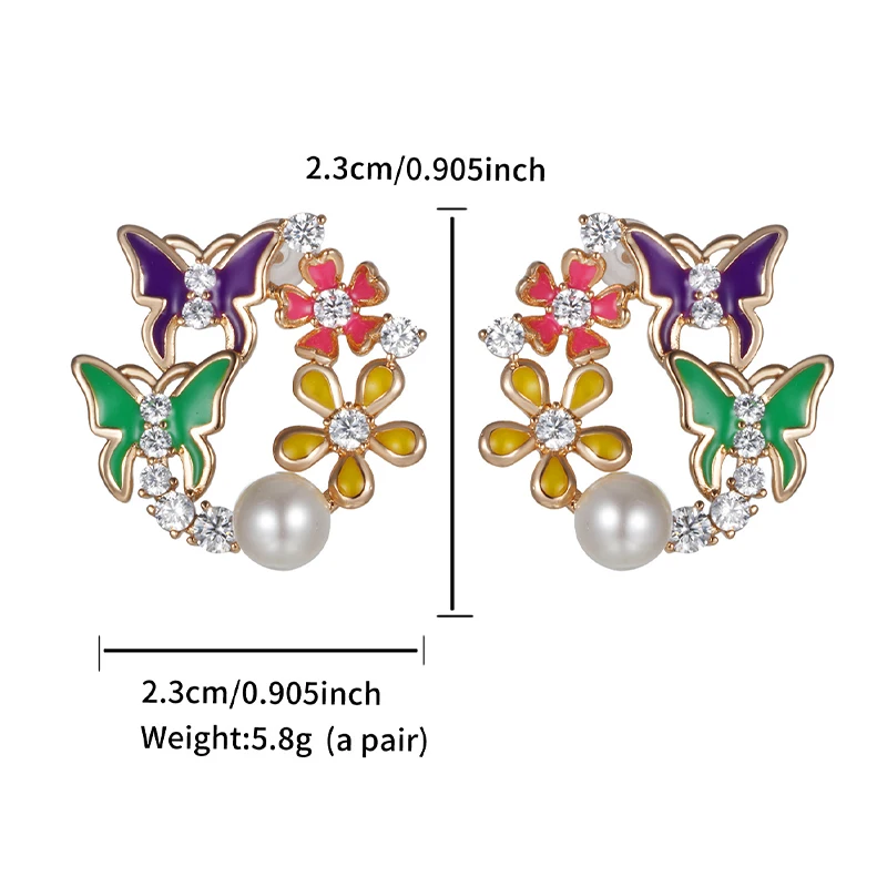 Butterfly Garland Earrings, Fashionable Personality, Small Freshness, Jewelry For Female, Gifts For Girls
Butterfly Garland Earrings, Fashionable Personality, Small Freshness, Jewelry For Female, Gifts For Girls