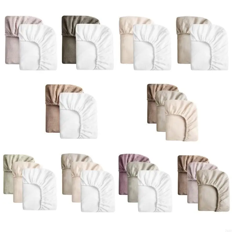 76HF 2pcs/3pcs Cotton Crib Sheet for Baby Newborns Bed Fitted Sheet Soft and Breathable Fabric Bed Cover Easy Care
76HF 2pcs/3pcs Cotton Crib Sheet for Baby Newborns Bed Fitted Sheet Soft and Breathable Fabric Bed Cover Easy Care