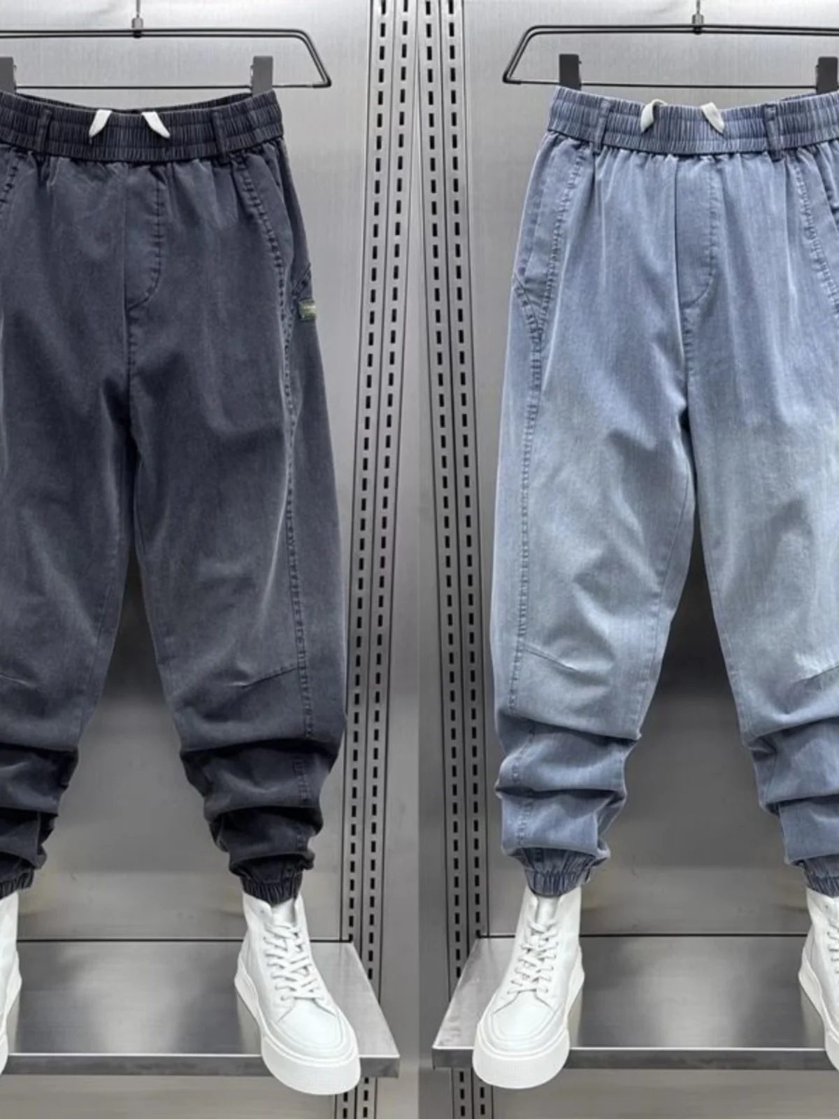 Large Size 300 Pounds Distressed Splicing Denim Pants Men Women Autumn Winter Trendy Loose Trousers Nine Points Harlan Pants
Large Size 300 Pounds Distressed Splicing Denim Pants Men Women Autumn Winter Trendy Loose Trousers Nine Points Harlan Pants