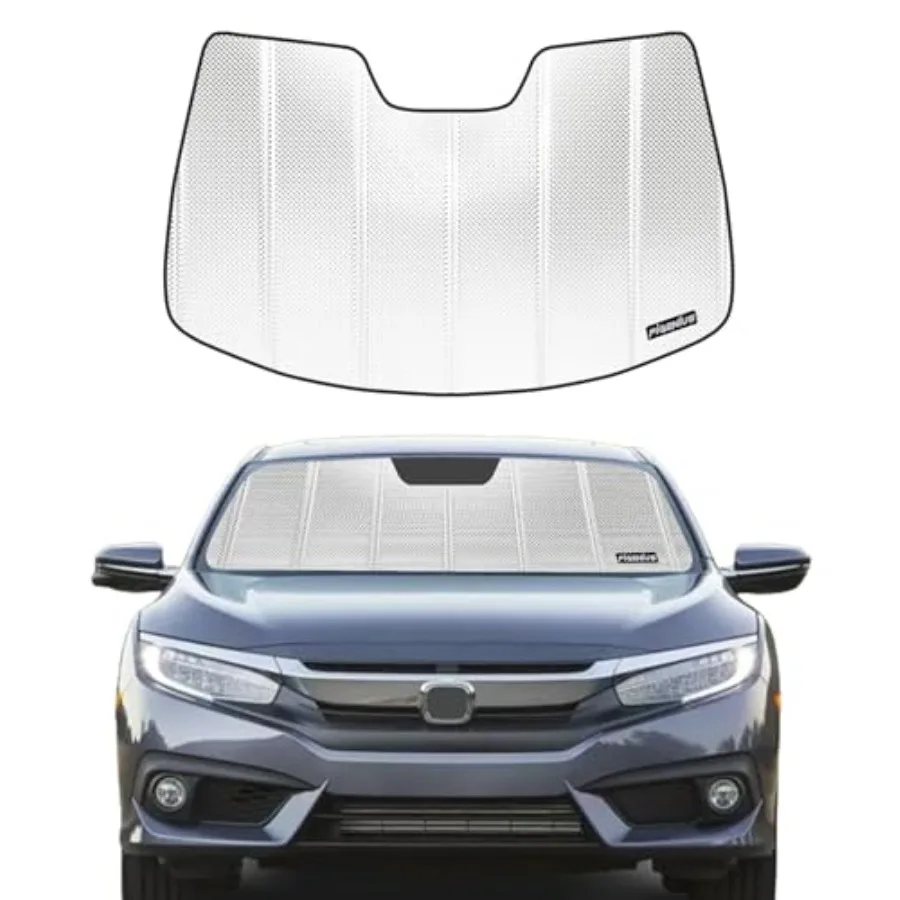 Windshield Sun Shade for Honda Civic 2016-2018. Reflective Aluminum Film Front Window Sunshade - BLAZBLOCK
Windshield Sun Shade for Honda Civic 2016-2018. Reflective Aluminum Film Front Window Sunshade - BLAZBLOCK