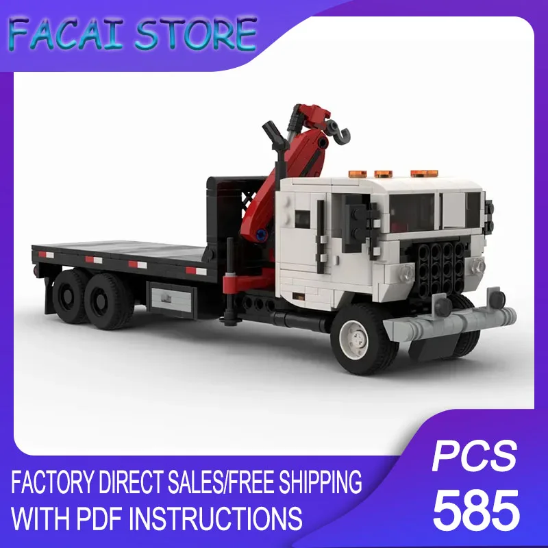 Urban Vehicle Model Moc Building Bricks Modular Flatbed Truck Model Technology Blocks Christmas DIY Toy Construction Gifts
Urban Vehicle Model Moc Building Bricks Modular Flatbed Truck Model Technology Blocks Christmas DIY Toy Construction Gifts