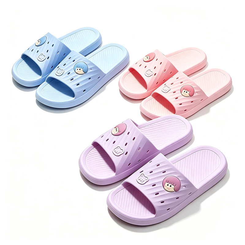 New Cute Summer Plastic Indoor Women's Slippers Wear-Resistant Slip-Resistant Odor-Proof Flat Heels Home Bathroom Slittes Sandal
New Cute Summer Plastic Indoor Women's Slippers Wear-Resistant Slip-Resistant Odor-Proof Flat Heels Home Bathroom Slittes Sandal