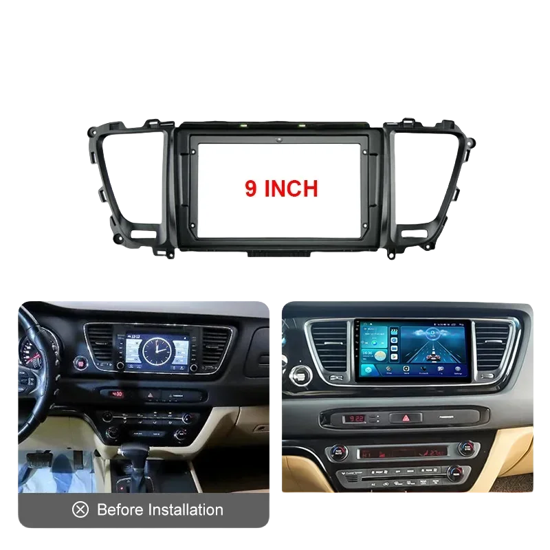 9-дюймовый каркас для 2015 левый/правый пептид Kia 2014 Sedona/карнавал автомобильный плеер DVD приборная панель крепление аудио панели Fascia Frame
9-дюймовый каркас для 2015 левый/правый пептид Kia 2014 Sedona/карнавал автомобильный плеер DVD приборная панель крепление аудио панели Fascia Frame