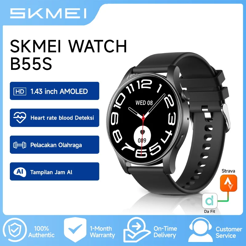 BOZLUN B55S Smart Watch 1.43” AMOLED Call Smartwatch Clock Health Fitness Sport Clock AI Voice Assistant Message Reminder Timer
BOZLUN B55S Smart Watch 1.43” AMOLED Call Smartwatch Clock Health Fitness Sport Clock AI Voice Assistant Message Reminder Timer