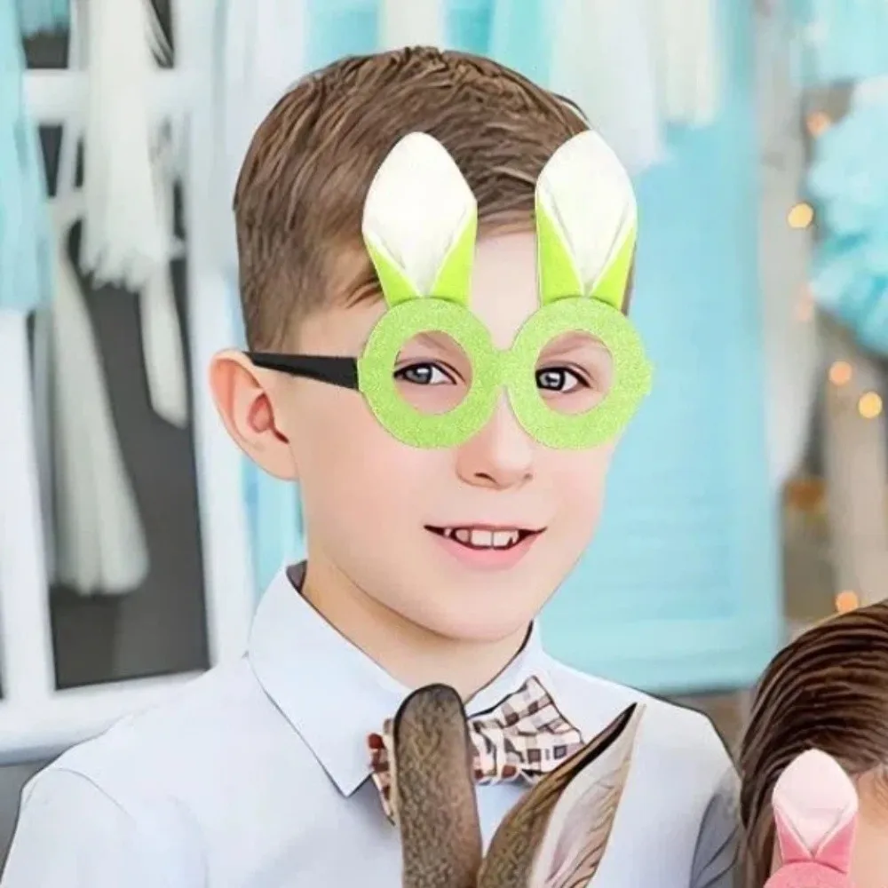 Children's Cute Easter Glasses Frame Exquisite Easter Bunny Ears Glasses Handmade Costume Eyeglasses Prom Props
Children's Cute Easter Glasses Frame Exquisite Easter Bunny Ears Glasses Handmade Costume Eyeglasses Prom Props