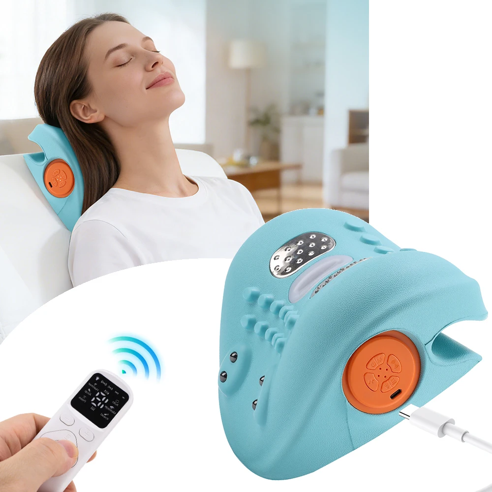 Электрическая массажная подушка для шеи EMS, массажер для плеч и шеи, домашний вибрационный массажер с тепловой терапией, расслабление мышц, беспроводной пульт дистанционного управления
Электрическая массажная подушка для шеи EMS, массажер для плеч и шеи, домашний вибрационный массажер с тепловой терапией, расслабление мышц, беспроводной пульт дистанционного управления