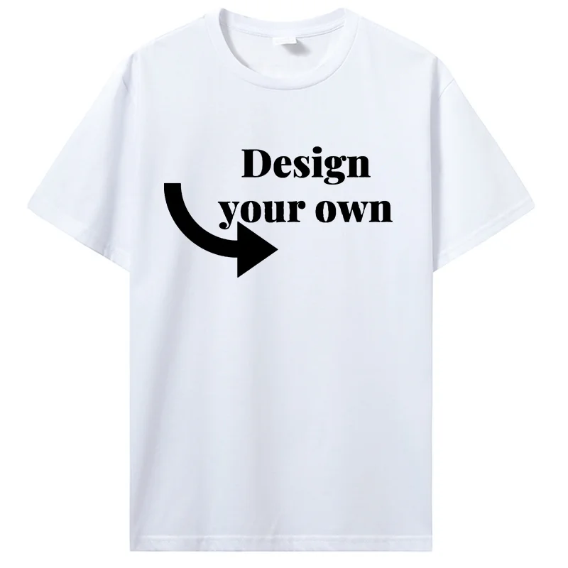 Fashion Custom T-shirt Cotton Oversized Tshirt O-Neck Casual T Shirt Customised Diy Print Personalize Graphic Clothing Tees Tops
Fashion Custom T-shirt Cotton Oversized Tshirt O-Neck Casual T Shirt Customised Diy Print Personalize Graphic Clothing Tees Tops