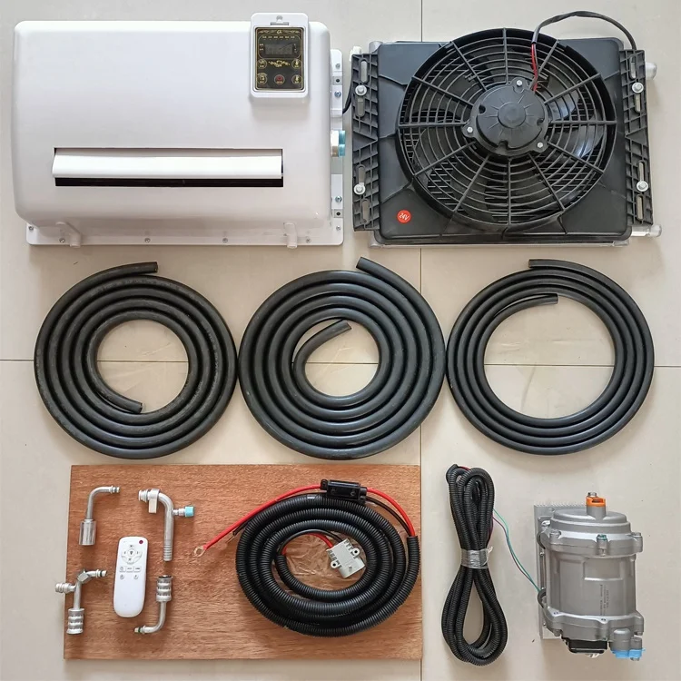 Mini Split air Conditioner, 12V/24V Auto Parking Conditioner, High-Efficiency Cooling,Quiet, Applicable to Trucks, Cars, Etc.
Mini Split air Conditioner, 12V/24V Auto Parking Conditioner, High-Efficiency Cooling,Quiet, Applicable to Trucks, Cars, Etc.