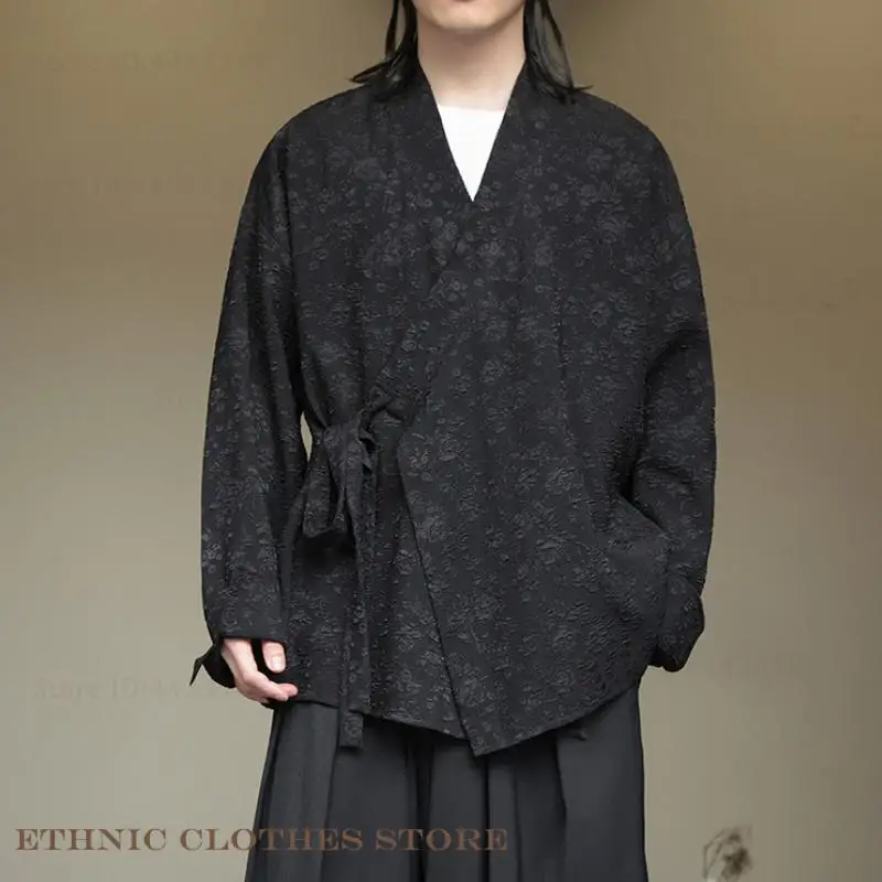 Plus Size 3XL 4XL 5XL Men Kimono Cardigan Top Chinese Style Retro Jacquard Hanfu Coat Japanese Yukata Jacket Harajuku Streetwear
Plus Size 3XL 4XL 5XL Men Kimono Cardigan Top Chinese Style Retro Jacquard Hanfu Coat Japanese Yukata Jacket Harajuku Streetwear