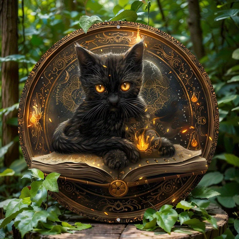 Vintage Black Cat Themed Sign - Painted Decorative Wall Art for Home, Cafe, Living Room- Unique Mothers Day Gift - Durable Metal
Vintage Black Cat Themed Sign - Painted Decorative Wall Art for Home, Cafe, Living Room- Unique Mothers Day Gift - Durable Metal