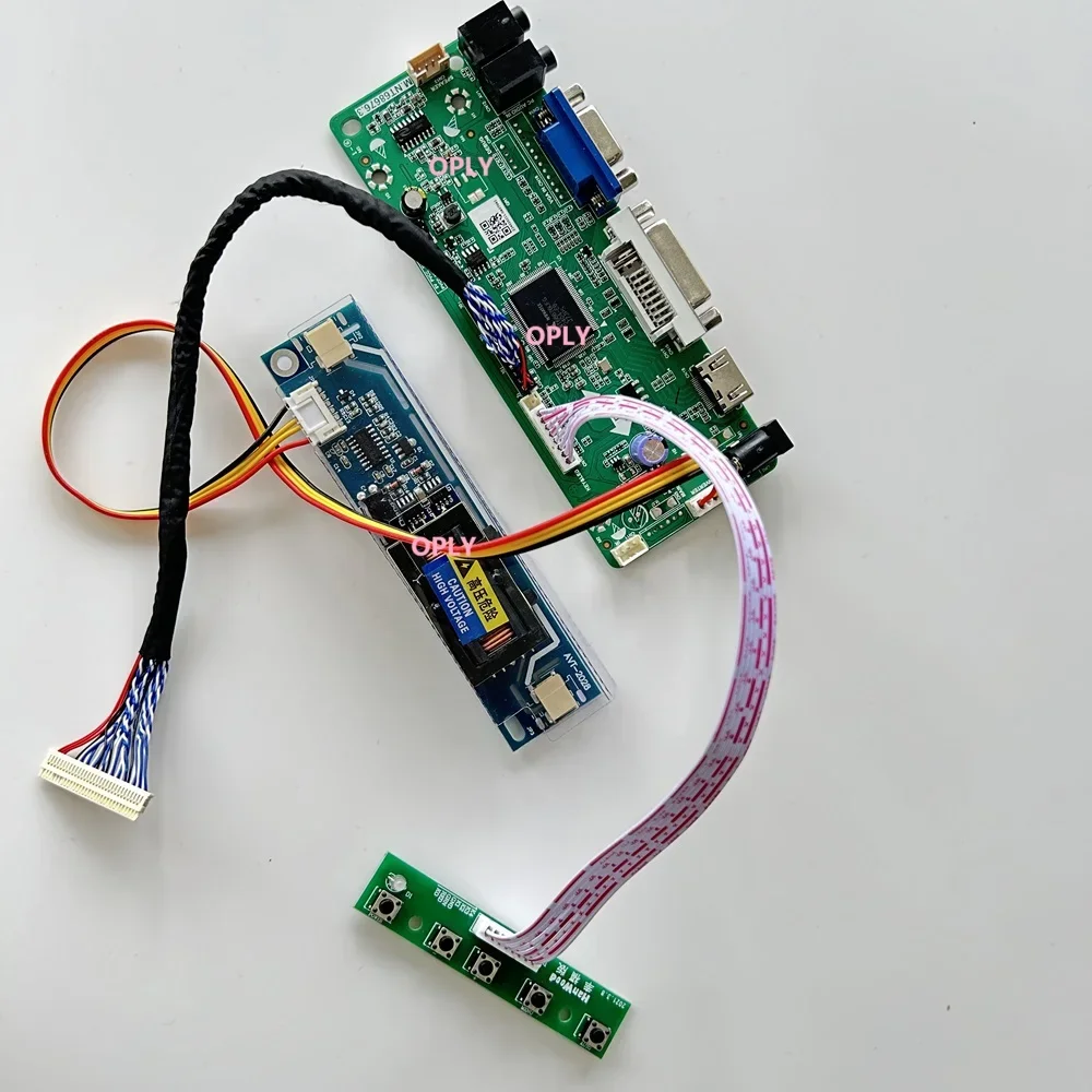 Controller board HDMI-compatible VGA DVI for G185XW01 V0 1366X768 LCD panel screen monitor DIY display 18.5"
Controller board HDMI-compatible VGA DVI for G185XW01 V0 1366X768 LCD panel screen monitor DIY display 18.5"