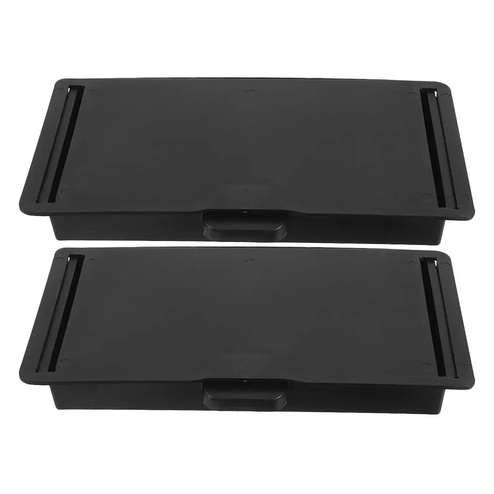 2 Pcs Office Desk under Table Storage Box Organization for The Adhesive Pull Out Drawers Black Cabinet Organizer
2 Pcs Office Desk under Table Storage Box Organization for The Adhesive Pull Out Drawers Black Cabinet Organizer