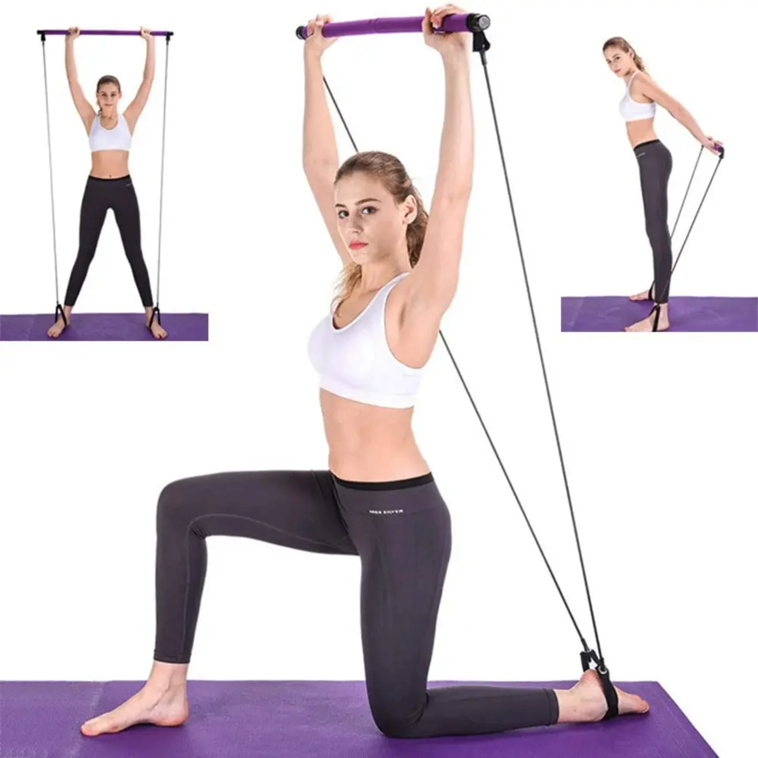 ["Portable Resistance Band Yoga Pilates Stick Sculpt Kit", "Portable Pilates Stick Yoga Exercise Foot Loop Twisting Sculpt Kit",
["Portable Resistance Band Yoga Pilates Stick Sculpt Kit", "Portable Pilates Stick Yoga Exercise Foot Loop Twisting Sculpt Kit",