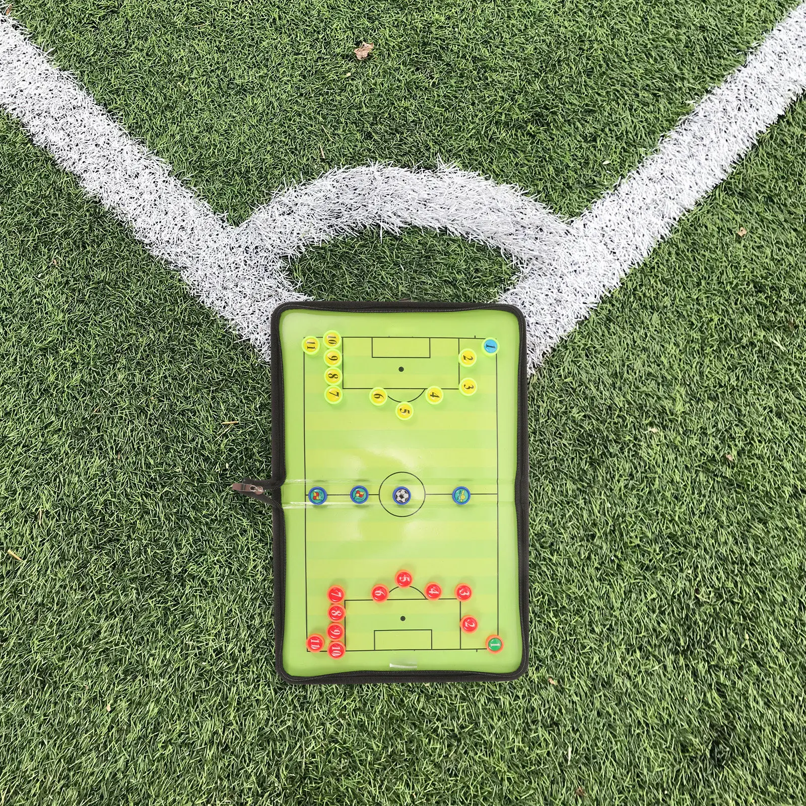 Football Soccer Magnetic Clipboard Premium PVC Coaching Strategy Board Foldable Portable Soccer Clipboard for Players
Football Soccer Magnetic Clipboard Premium PVC Coaching Strategy Board Foldable Portable Soccer Clipboard for Players