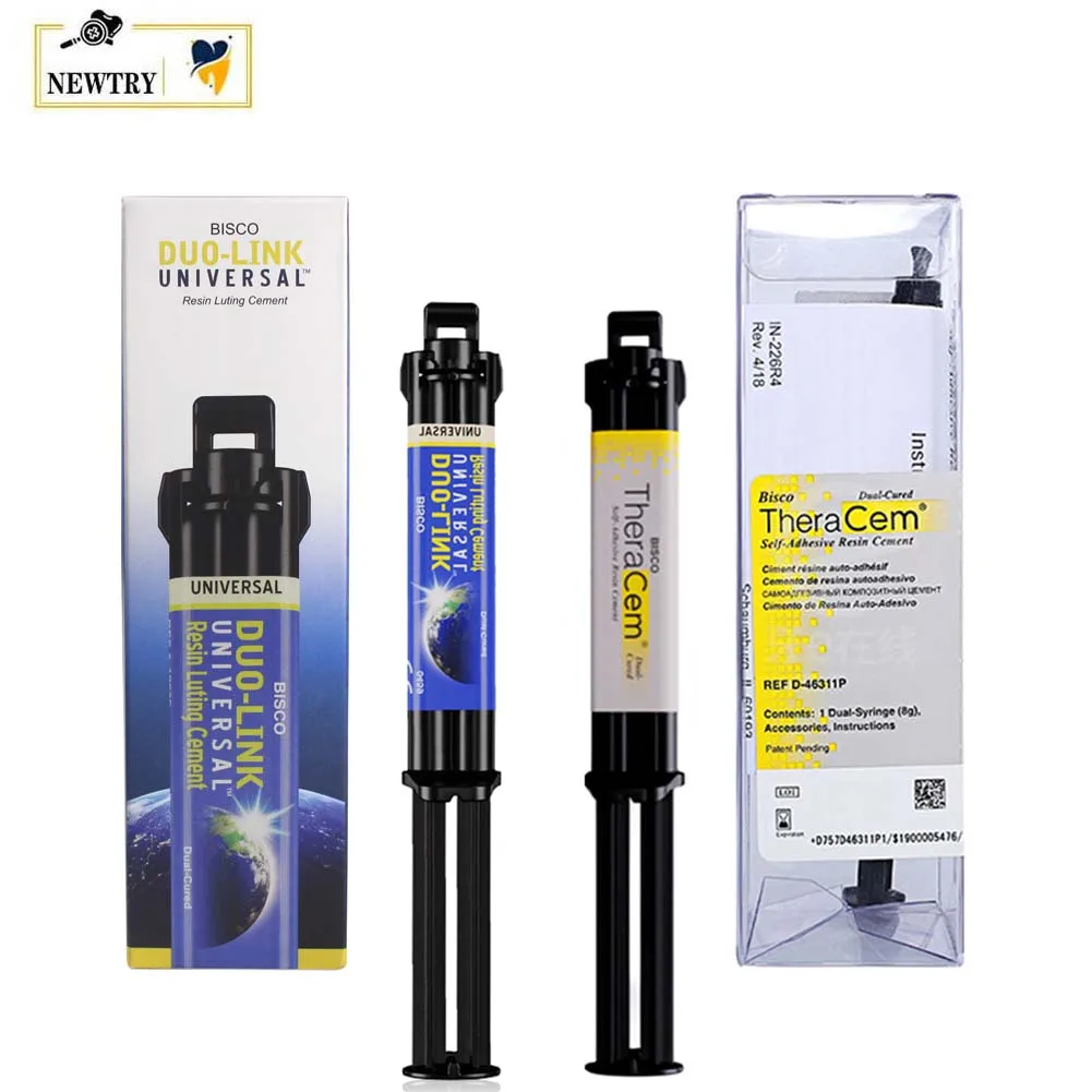 BISCO DUO-LINK Universal Resin Luting Cement Dual Cure TheraCem Self-Adhesive Dental Low Viscosity Core Build-Up Composite Resin
BISCO DUO-LINK Universal Resin Luting Cement Dual Cure TheraCem Self-Adhesive Dental Low Viscosity Core Build-Up Composite Resin