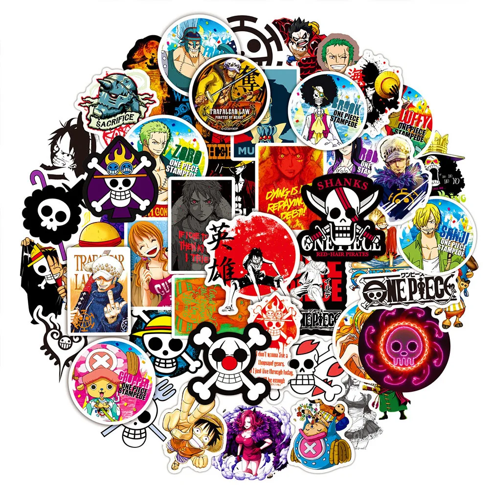 10/30/50pcs Cartoon One Piece Anime Stickers Luffy Decals Skateboard Laptop Motorcycle Cool Waterproof Sticker Kids Classics Toy
10/30/50pcs Cartoon One Piece Anime Stickers Luffy Decals Skateboard Laptop Motorcycle Cool Waterproof Sticker Kids Classics Toy