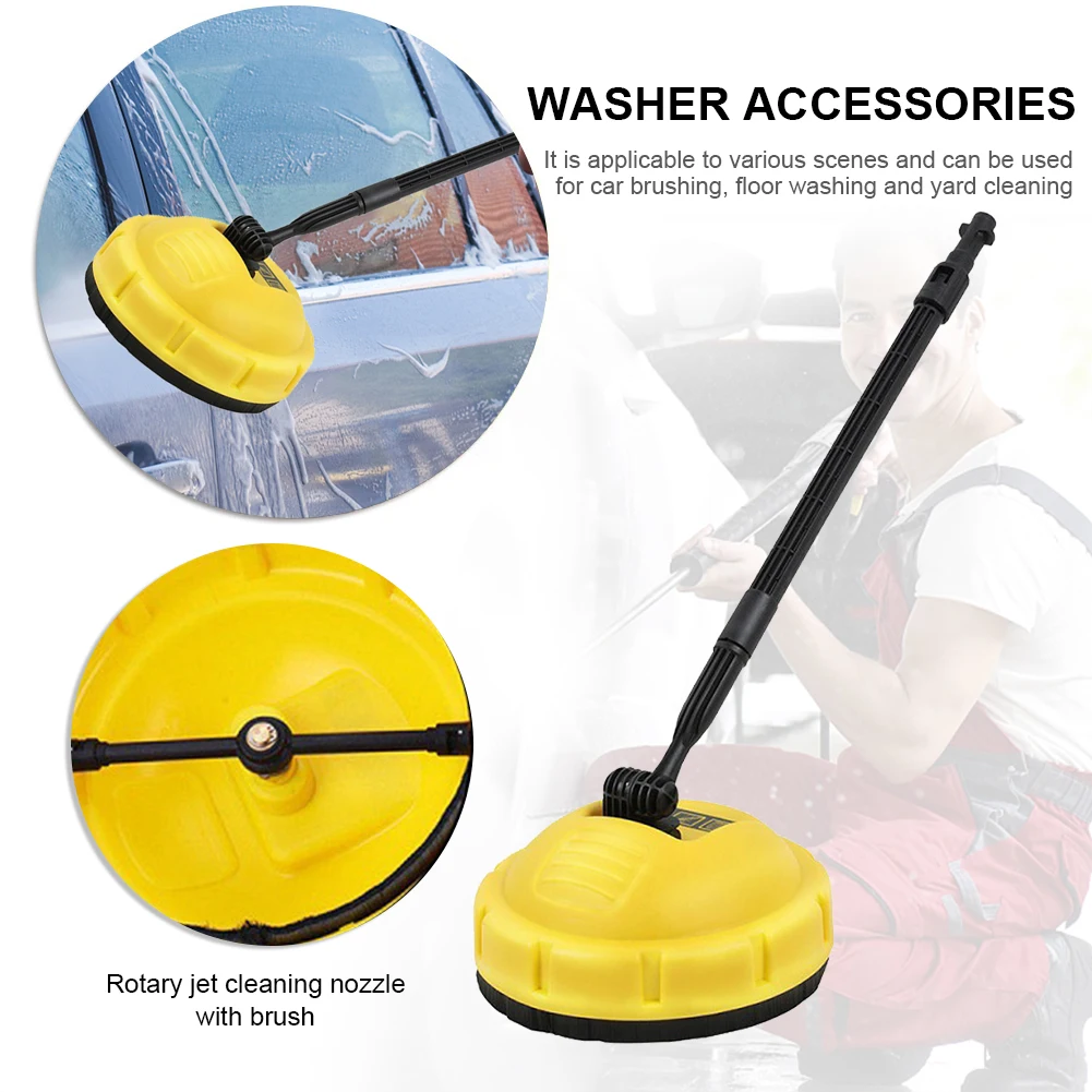 Pressure Washer Surface Cleaner Attachment Rotary Disc Floor Washer Multi-Surface Car Washer Replacement for Karcher K1-K7
Pressure Washer Surface Cleaner Attachment Rotary Disc Floor Washer Multi-Surface Car Washer Replacement for Karcher K1-K7