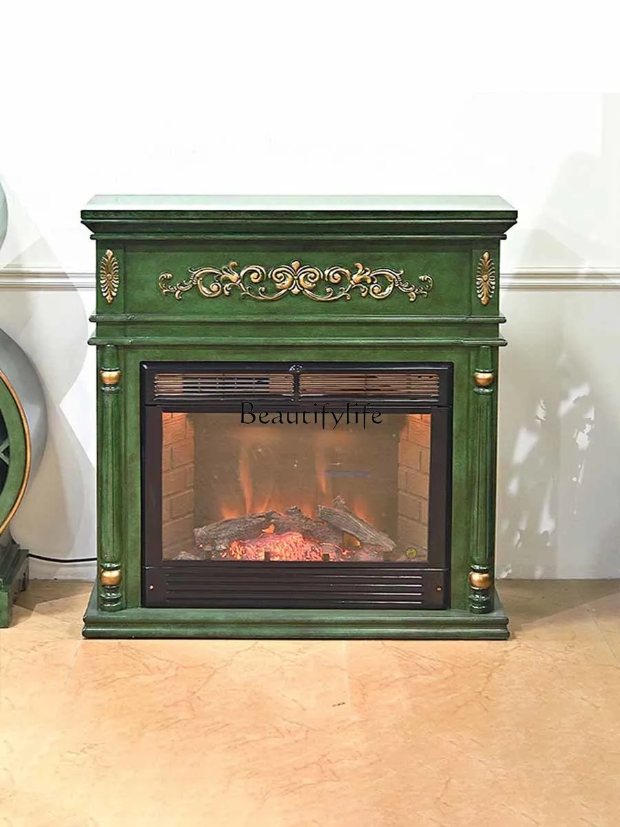 European-Style Heating Fireplace Core Rack Decoration French Simulation Flame American Country Retro Furniture
European-Style Heating Fireplace Core Rack Decoration French Simulation Flame American Country Retro Furniture