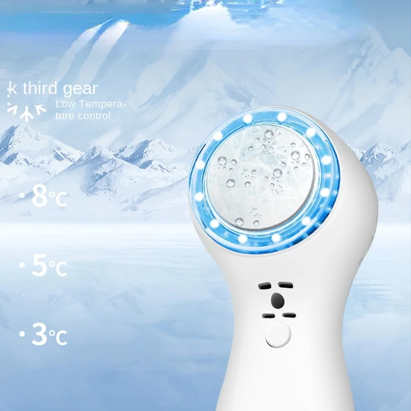 Ice compress instrument red and blue light cold and hot charging cold compress instrument shrink pores facial beauty salon
Ice compress instrument red and blue light cold and hot charging cold compress instrument shrink pores facial beauty salon