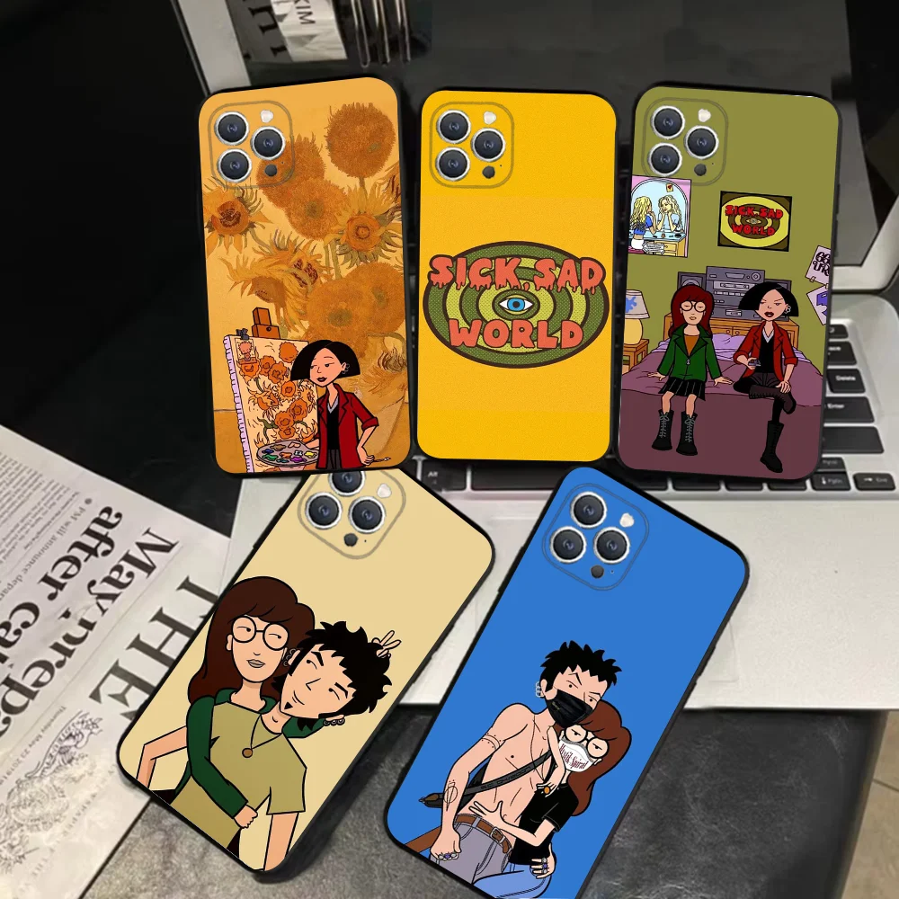 Cartoon D-Daria Anime Phone Case For iPhone 16,15,14,13,12,11,Pro,X,XS,Max,XR,Plus,Mini Soft Black Cover
Cartoon D-Daria Anime Phone Case For iPhone 16,15,14,13,12,11,Pro,X,XS,Max,XR,Plus,Mini Soft Black Cover