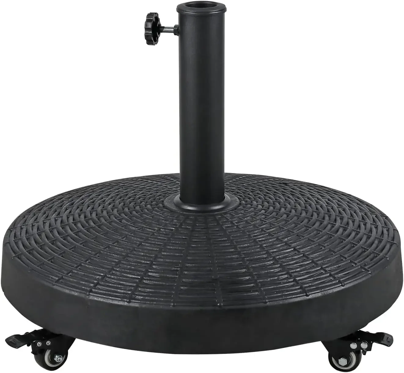 Weighted Umbrella Base Stand With Wheels For Outdoor Patio Market Umbrella Deck Porch Poolside Black
Weighted Umbrella Base Stand With Wheels For Outdoor Patio Market Umbrella Deck Porch Poolside Black
