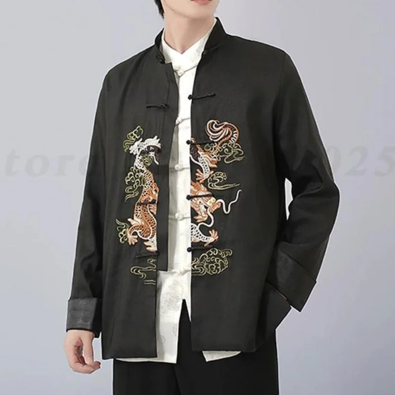 Мужская китайская традиция Тан Одежда Куртки Мужчины Большой размер 3XL Пальто Ретро Вышитая рубашка кунг-фу Весна Осень Топ в стиле Тан
Мужская китайская традиция Тан Одежда Куртки Мужчины Большой размер 3XL Пальто Ретро Вышитая рубашка кунг-фу Весна Осень Топ в стиле Тан