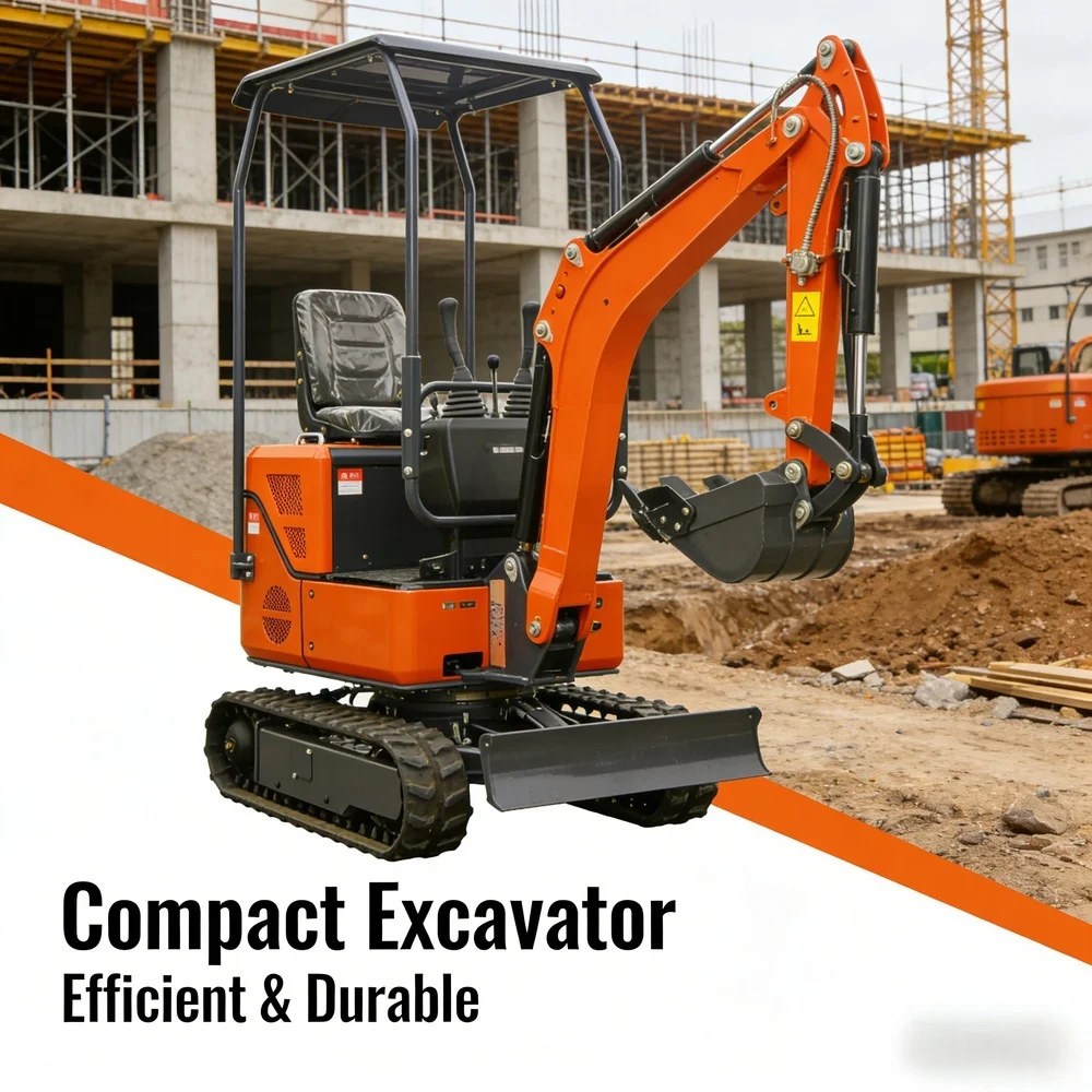 Mini Excavator Hydraulic Crawler Novice Friendly Easy Operation 0.8 Ton Small Digger CE EPA Approved for Courtyard Renovation
Mini Excavator Hydraulic Crawler Novice Friendly Easy Operation 0.8 Ton Small Digger CE EPA Approved for Courtyard Renovation