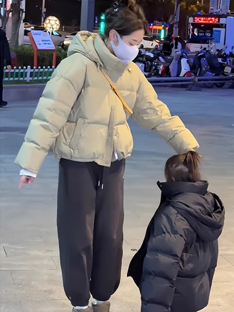 Fall Winter Thiened Hooded down Cotton Jaet Women's Casual Faion Brand Warmth Commute Sle Korean Loose Fit Zipper
Fall Winter Thiened Hooded down Cotton Jaet Women's Casual Faion Brand Warmth Commute Sle Korean Loose Fit Zipper