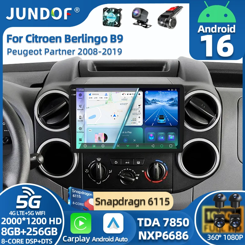 Car Android 16 Radio Stereo For Citroen Berlingo B9 Peugeot Partner 2008 - 2019 wireless CarPlay Android Auto No 2 din 2din DVD
Car Android 16 Radio Stereo For Citroen Berlingo B9 Peugeot Partner 2008 - 2019 wireless CarPlay Android Auto No 2 din 2din DVD
