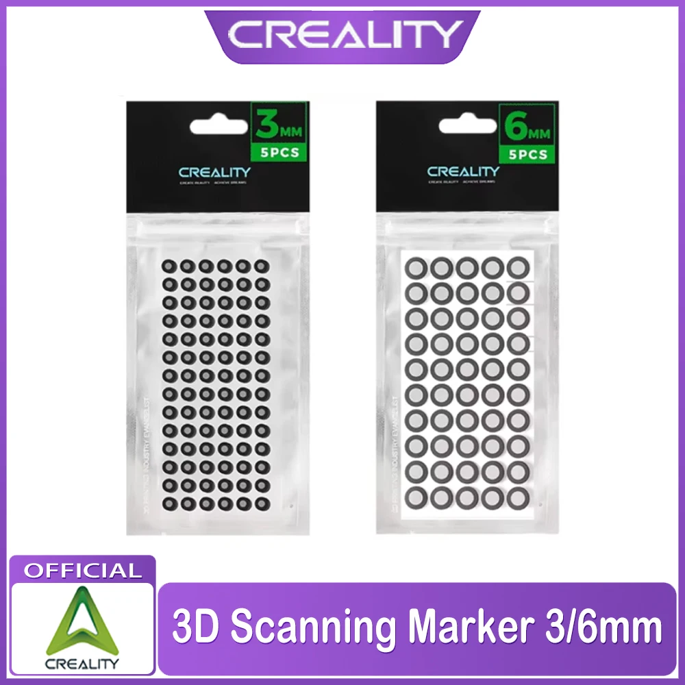 Creality 3/6mm 3D Scanning Marker for Creality CR-Scan Raptor / Otter / Ferret Pro 3D Scanner Tracking Dot 3D Scanner
Creality 3/6mm 3D Scanning Marker for Creality CR-Scan Raptor / Otter / Ferret Pro 3D Scanner Tracking Dot 3D Scanner
