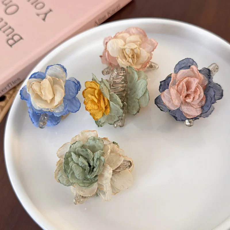 Hair Clip Camellia Gradient Scorched Edge Side Claw for Half Up Princess Style Spring Lightweight Durable
Hair Clip Camellia Gradient Scorched Edge Side Claw for Half Up Princess Style Spring Lightweight Durable