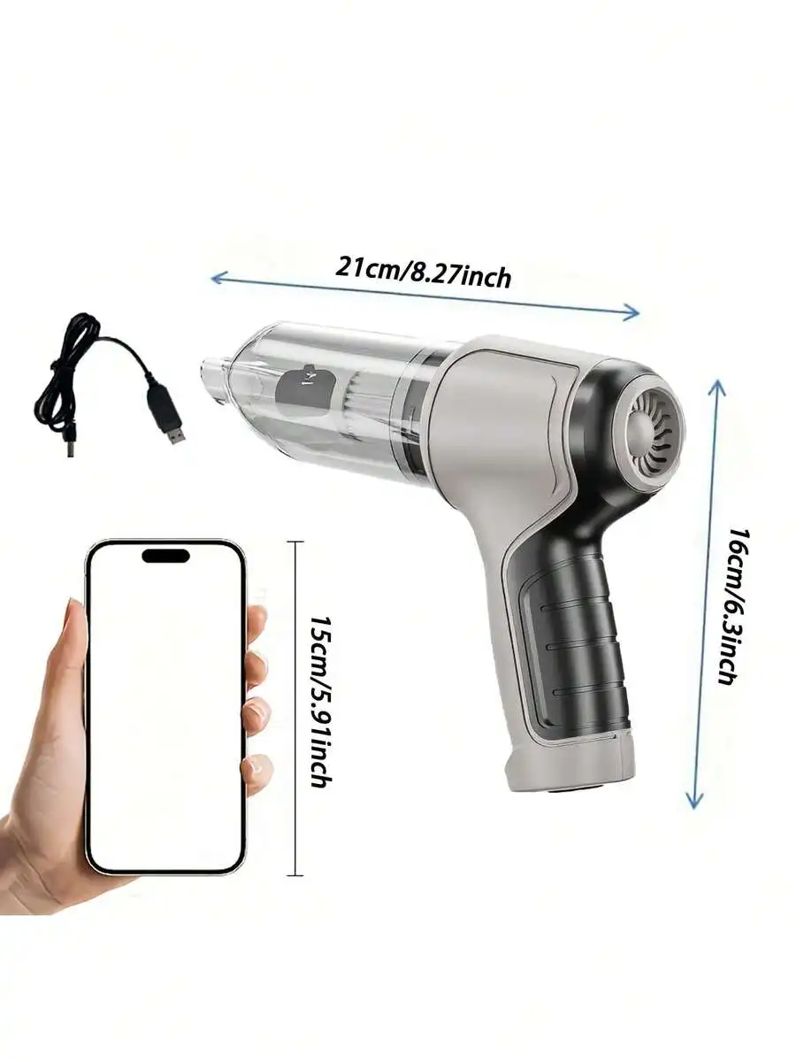 Cordless Vacuum Cleaner - Suitable For Pet Hair Rechargeable Ultra-Compact Design, Lightweight And Convenient For Car, Home,
Cordless Vacuum Cleaner - Suitable For Pet Hair Rechargeable Ultra-Compact Design, Lightweight And Convenient For Car, Home,